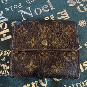 Louis Vuitton vintage Brown Monogram Compact Wallet th0998